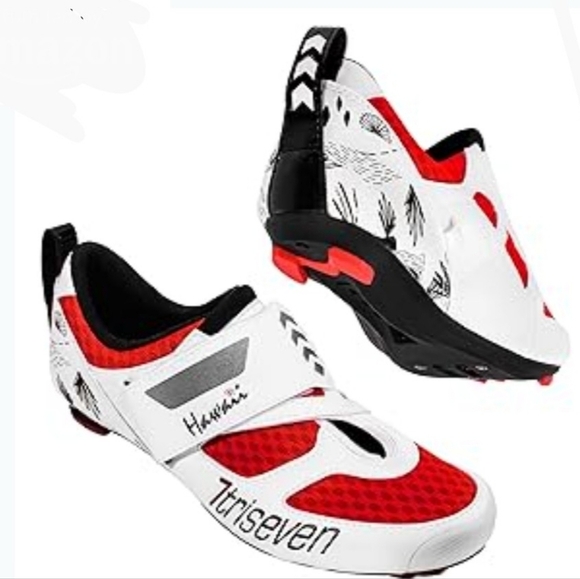 TriSeven Premium Nylon Triathlon Cycling Shoes Size EU 39, Women's 8, Men's 7 - Picture 1 of 7